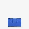 Femme Bosanova Portefeuilles | Portefeuille en cuir bleu moyen