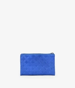 Femme Bosanova Portefeuilles | Portefeuille en cuir bleu moyen