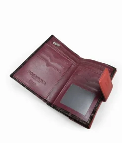 Femme Bosanova Portefeuilles | Portefeuille en cuir bordeaux