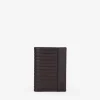 Homme Bosanova Portefeuilles | Portefeuille en cuir marron sans bourse