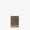 Homme Bosanova Portefeuilles | Portefeuille en cuir marron à rabat