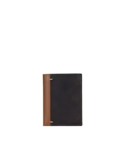 Homme Bosanova Portefeuilles | Portefeuille en cuir marron sans porte-monnaie
