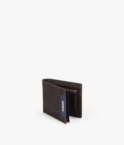 Homme Bosanova Portefeuilles | Portefeuille en cuir marron avec porte-monnaie