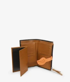 Femme Bosanova Portefeuilles | Portefeuille en cuir marron moyen
