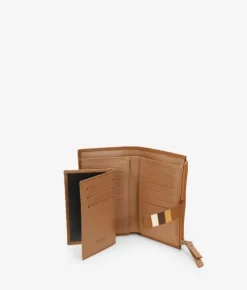 Femme Bosanova Portefeuilles | Portefeuille en cuir marron moyen
