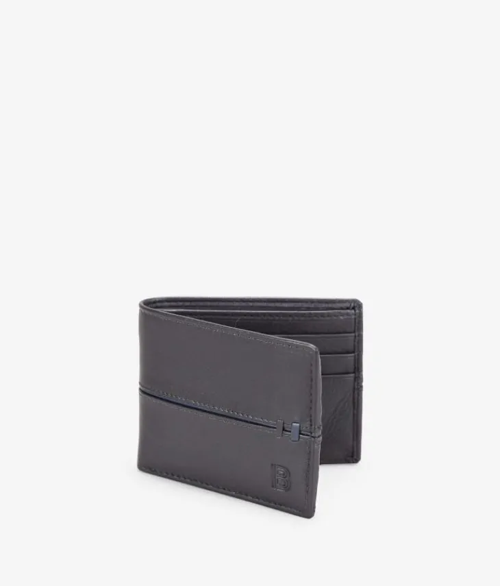 Homme Bosanova Portefeuilles | Portefeuille en cuir marron américain sans bourse