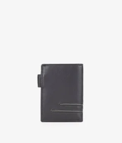 Homme Bosanova Porte-monnaie Homme | Portefeuilles | Portefeuille en cuir marron avec rabat et porte-monnaie