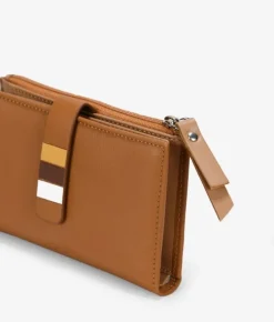 Femme Bosanova Portefeuilles | Portefeuille en cuir marron moyen