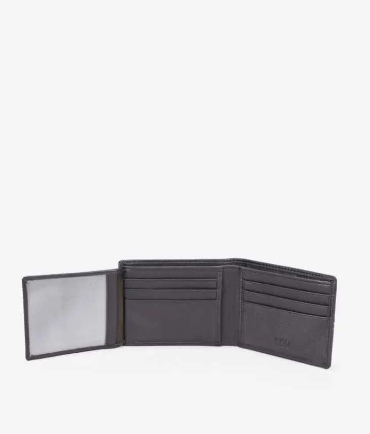 Homme Bosanova Portefeuilles | Portefeuille en cuir marron américain sans bourse