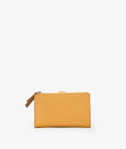 Femme Bosanova Portefeuilles | Portefeuille en cuir moutarde