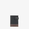 Homme Bosanova Portefeuilles | Portefeuille en cuir noir à rabat