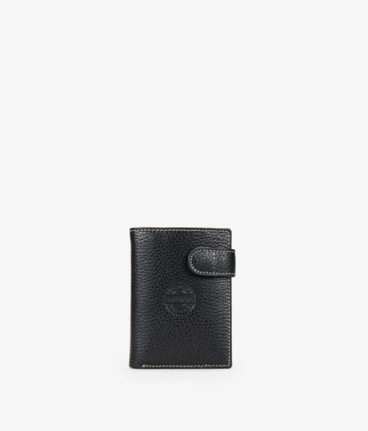 Homme Bosanova Porte-monnaie Homme | Portefeuilles | Portefeuille en cuir noir avec sac à main