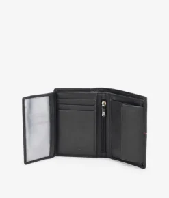 Homme Bosanova Porte-monnaie Homme | Portefeuilles | Portefeuille en cuir noir avec sac à main