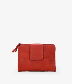 Femme Bosanova Portefeuilles | Portefeuille en cuir rouge