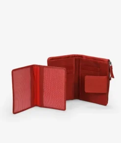 Femme Bosanova Portefeuilles | Portefeuille en cuir rouge