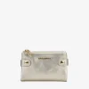Femme Bosanova Portefeuilles | Portefeuille en cuir vegan couleur or