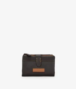 Femme Bosanova Portefeuilles | PORTEFEUILLE EN CUIR VEGAN 19516.4 RITA MARRON