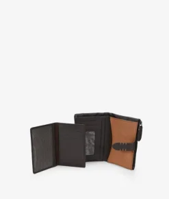 Femme Bosanova Portefeuilles | PORTEFEUILLE EN CUIR VEGAN 19516.4 RITA MARRON