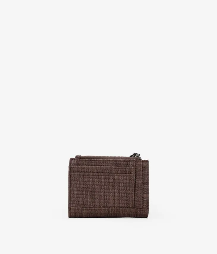 Femme Bosanova Porte-monnaie | Portefeuille en cuir vegan marron