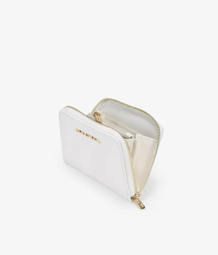 Femme Bosanova Porte-monnaie | Portefeuille en cuir vegan blanc