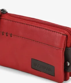 Femme Bosanova Porte-monnaie | PORTEFEUILLE EN CUIR VEGAN 19513.4 RITA ROUGE