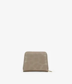 Femme Bosanova Porte-monnaie | Portefeuille en nylon effet léopard taupe