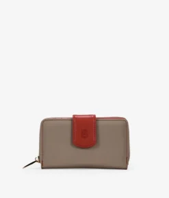 Femme Bosanova Portefeuilles | Portefeuille en nylon taupe