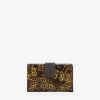 Femme Bosanova Portefeuilles | Portefeuille marron moyen avec imprimé et rabat