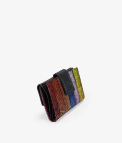 Femme Bosanova Portefeuilles | Portefeuille marron moyen avec imprimé et rabat