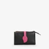 Femme Bosanova Portefeuilles | Portefeuille moyen en cuir noir