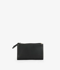 Femme Bosanova Portefeuilles | Portefeuille moyen en cuir noir