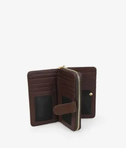 Femme Bosanova Portefeuilles | Portefeuille moyen en raphia marron