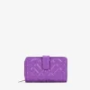 Femme Bosanova Portefeuilles | Portefeuille moyen lilas avec fermeture éclair et bouton