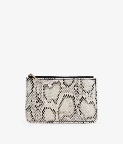 Femme Bosanova Porte-monnaie | Portefeuille plat avec imprimé animal serpent