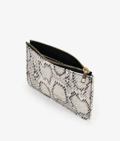 Femme Bosanova Porte-monnaie | Portefeuille plat avec imprimé animal serpent