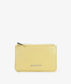 Femme Bosanova Porte-monnaie | Portefeuille plat jaune