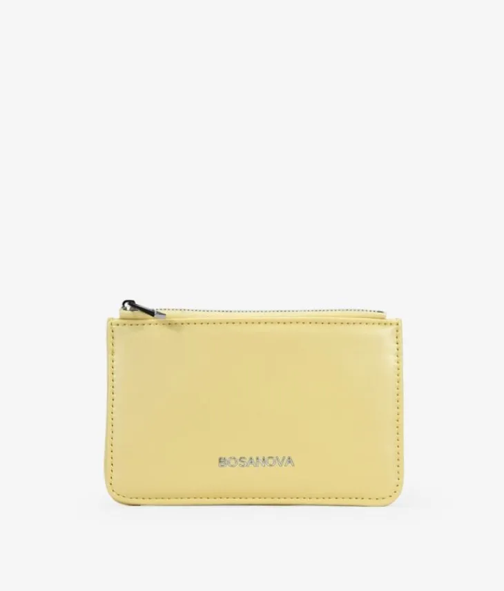 Femme Bosanova Porte-monnaie | Portefeuille plat jaune