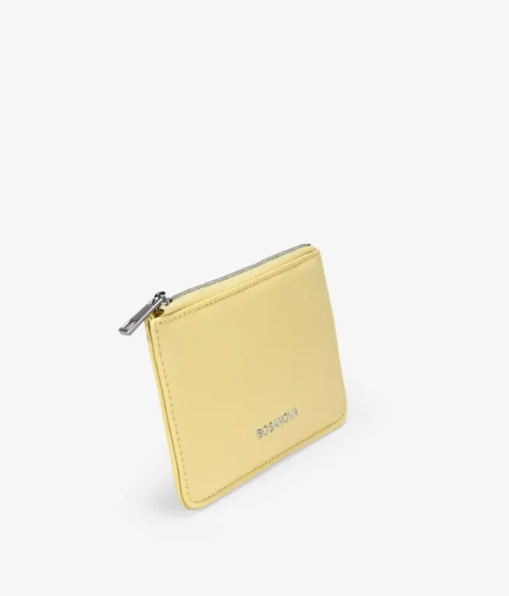 Femme Bosanova Porte-monnaie | Portefeuille plat jaune
