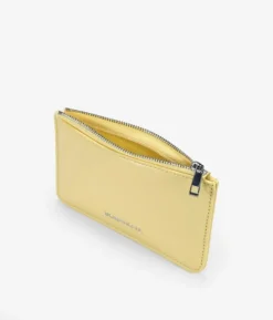 Femme Bosanova Porte-monnaie | Portefeuille plat jaune