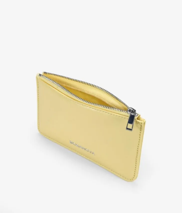 Femme Bosanova Porte-monnaie | Portefeuille plat jaune