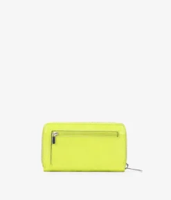 Femme Bosanova Portefeuilles | Portefeuille rectangulaire en cuir à fleurs de tilleul