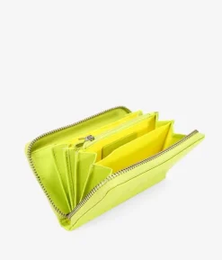 Femme Bosanova Portefeuilles | Portefeuille rectangulaire en cuir à fleurs de tilleul