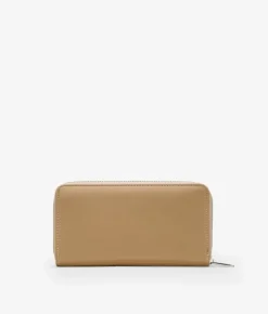 Femme Bosanova Portefeuilles | Portefeuille rectangulaire en nylon taupe