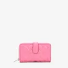 Femme Bosanova Portefeuilles | Portefeuille rose moyen avec fermeture éclair et bouton