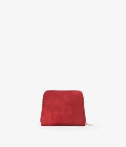 Femme Bosanova Porte-monnaie | Portefeuille rouge avec fermeture éclair et logo