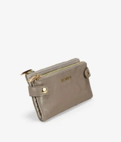 Femme Bosanova Portefeuilles | Portefeuille taupe à imprimé léopard