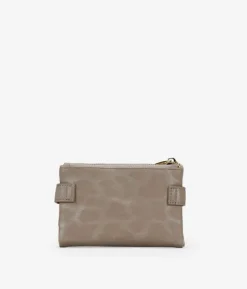 Femme Bosanova Portefeuilles | Portefeuille taupe à imprimé léopard