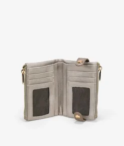 Femme Bosanova Portefeuilles | Portefeuille taupe à imprimé léopard