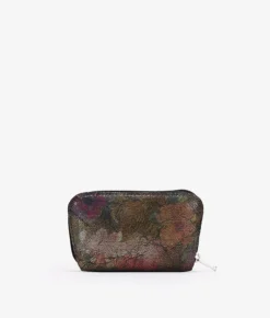 Femme Bosanova Porte-monnaie | Porte-monnaie en cuir gravé kaki