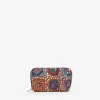 Femme Bosanova Porte-monnaie | Porte-monnaie en cuir marron avec imprimé